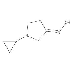 N-(1-cyclopropylpyrrolidin-3-ylidene)hydroxylamine Structure