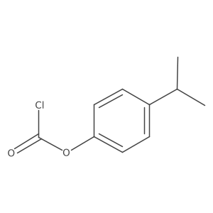 4-(Propan-2-yl)phenyl chloroformate Structure