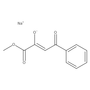 Sodium 1-methoxy-1,4-dioxo-4-phenylbut-2-en-2-olate结构式