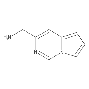 Pyrrolo[1,2-c]pyrimidine-3-methanamine Structure