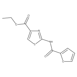 Ethyl 2-(furan-2-carbonylamino)-1,3-thiazole-4-carboxylate Structure