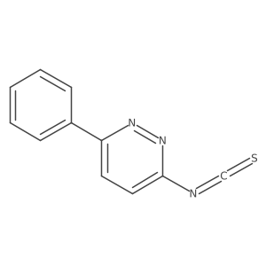 3-Isothiocyanato-6-phenylpyridazine Structure