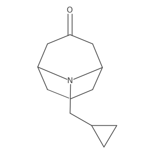 9-(Cyclopropylmethyl)-9-azabicyclo[3.3.1]nonan-3-one Structure