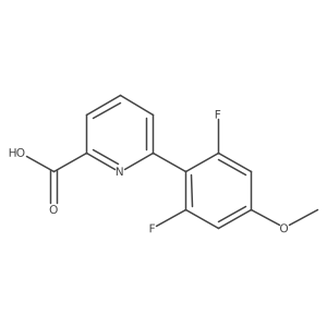 6-(2,6-Difluoro-4-methoxyphenyl)picolinic acid Structure