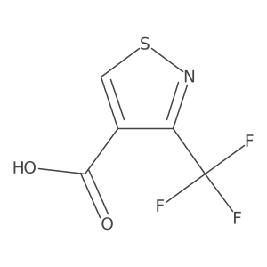 3-(Trifluoromethyl)-1,2-thiazole-4-carboxylic acid Structure
