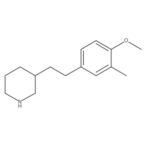 3-[2-(4-Methoxy-3-methylphenyl)ethyl]piperidine结构式