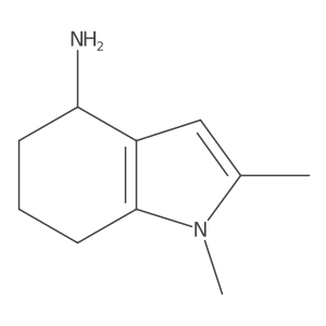 1,2-dimethyl-4,5,6,7-tetrahydro-1H-indol-4-amine Structure