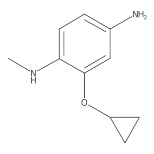 2-Cyclopropoxy-N1-methylbenzene-1,4-diamine Structure