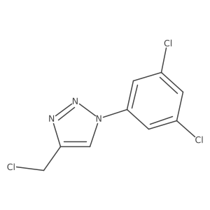 4-(chloromethyl)-1-(3,5-dichlorophenyl)-1H-1,2,3-triazole Structure