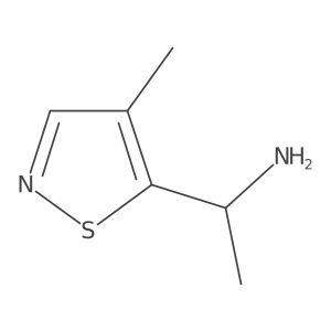 1-(4-Methylisothiazol-5-yl)ethan-1-amine结构式
