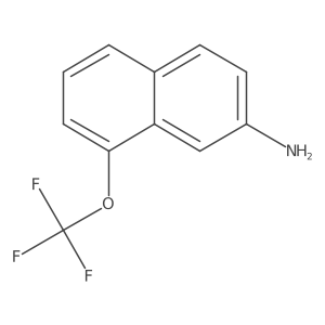 8-(Trifluoromethoxy)naphthalen-2-amine结构式