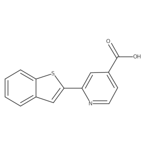 2-[Benzo(b)thiophen-2-yl]isonicotinic acid Structure