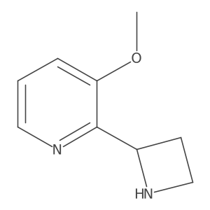 2-(Azetidin-2-yl)-3-methoxypyridine Structure