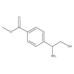 Methyl 4-(1-amino-2-hydroxyethyl)benzoate结构式