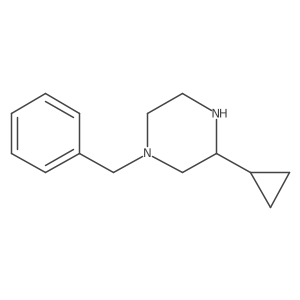 1-Benzyl-3-cyclopropylpiperazine Structure