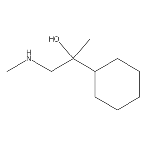 2-Cyclohexyl-1-(methylamino)propan-2-ol Structure