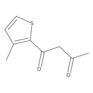 1-(3-Methylthiophen-2-yl)butane-1,3-dione Structure