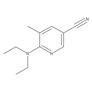 6-(Diethylamino)-5-methylnicotinonitrile结构式