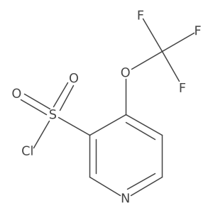 4-(Trifluoromethoxy)pyridine-3-sulfonyl chloride结构式