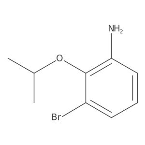 3-Bromo-2-(propan-2-yloxy)aniline Structure
