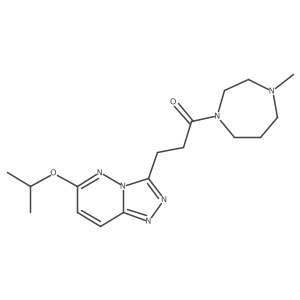 1-(4-Methyl-1,4-diazepan-1-yl)-3-[6-(propan-2-yloxy)[1,2,4]triazolo[4,3-b]pyridazin-3-yl]propan-1-one Structure