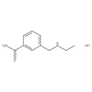 3-[(Ethylamino)methyl]benzamide hydrochloride结构式