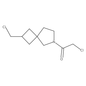 2-Chloro-1-(2-(chloromethyl)-6-azaspiro[3.4]octan-6-yl)ethanone Structure