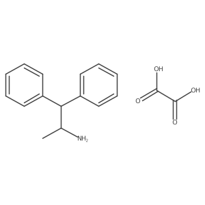 1,1-Diphenylpropan-2-amine oxalate结构式