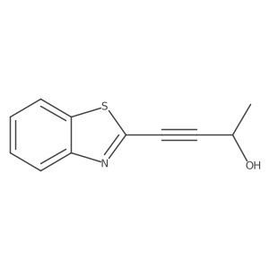 4-(1,3-Benzothiazol-2-yl)but-3-yn-2-ol结构式