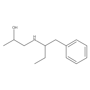 1-[(1-Phenylbutan-2-yl)amino]propan-2-ol结构式