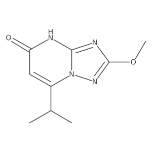 2-Methoxy-7-(propan-2-yl)-[1,2,4]triazolo[1,5-a]pyrimidin-5-ol Structure