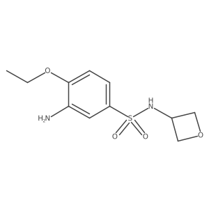 3-Amino-4-ethoxy-N-3-oxetanylbenzenesulfonamide Structure