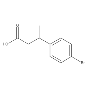 (S)-3-(4-Bromophenyl)butanoic acid Structure