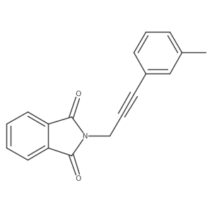 2-[3-(3-Methylphenyl)-2-propyn-1-yl]-1H-isoindole-1,3(2H)-dione结构式