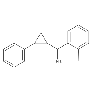 (2-Methylphenyl)(2-phenylcyclopropyl)methanamine Structure