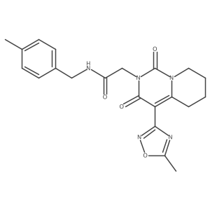 N-(4-methylbenzyl)-2-[4-(5-methyl-1,2,4-oxadiazol-3-yl)-1,3-dioxo-5,6,7,8-tetrahydro-1H-pyrido[1,2-c]pyrimidin-2(3H)-yl]acetamide Structure