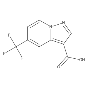 5-(Trifluoromethyl)pyrazolo[1,5-a]pyridine-3-carboxylic acid结构式
