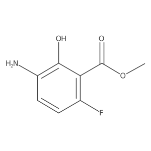 Methyl 3-amino-6-fluoro-2-hydroxybenzoate Structure