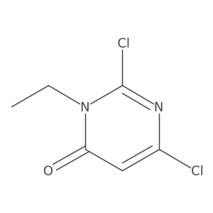 2,6-Dichloro-3-ethyl-4(3h)-pyrimidinone结构式