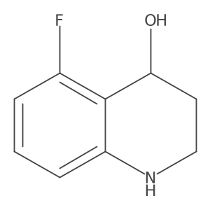 5-Fluoro-1,2,3,4-tetrahydroquinolin-4-ol结构式