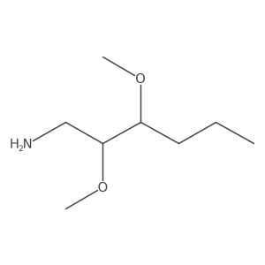 2,3-Dimethoxyhexan-1-amine Structure