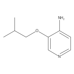 3-(2-Methylpropoxy)pyridin-4-amine结构式