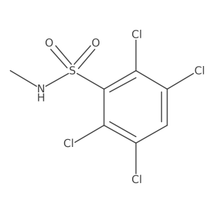 2,3,5,6-tetrachloro-N-methylbenzene-1-sulfonamide Structure