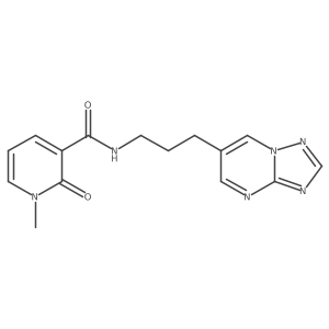 N-(3-([1,2,4]triazolo[1,5-a]pyrimidin-6-yl)propyl)-1-methyl-2-oxo-1,2-dihydropyridine-3-carboxamide Structure