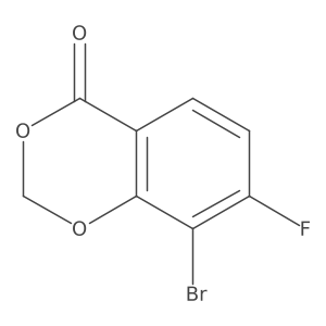 8-Bromo-7-fluoro-4H-benzo[d][1,3]dioxin-4-one Structure