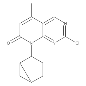 8-(Bicyclo[3.1.0]hexan-2-yl)-2-chloro-5-methylpyrido[2,3-d]pyrimidin-7(8H)-one Structure