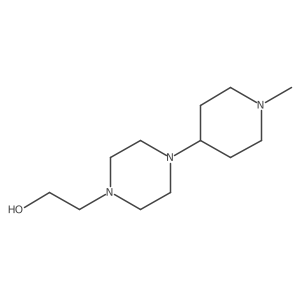 2-(4-(1-Methylpiperidin-4-yl)piperazin-1-yl)ethan-1-ol Structure