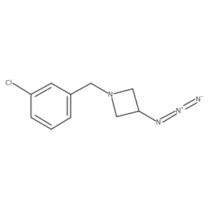 3-Azido-1-(3-chlorobenzyl)azetidine结构式