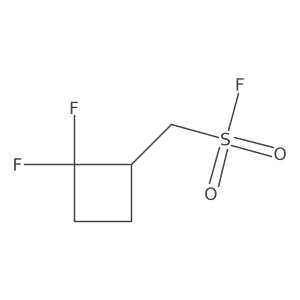 (2,2-Difluorocyclobutyl)methanesulfonyl fluoride结构式