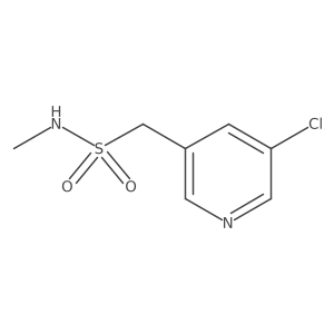 1-(5-chloropyridin-3-yl)-N-methylmethanesulfonamide结构式